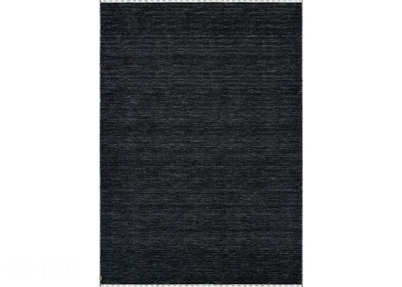 Narma käsinkudottu villamatto Tornio charcoal 140x200 cm kuvasuurennos