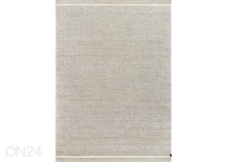 Narma käsinkudottu villamatto TURNA linen 140x200 cm kuvasuurennos