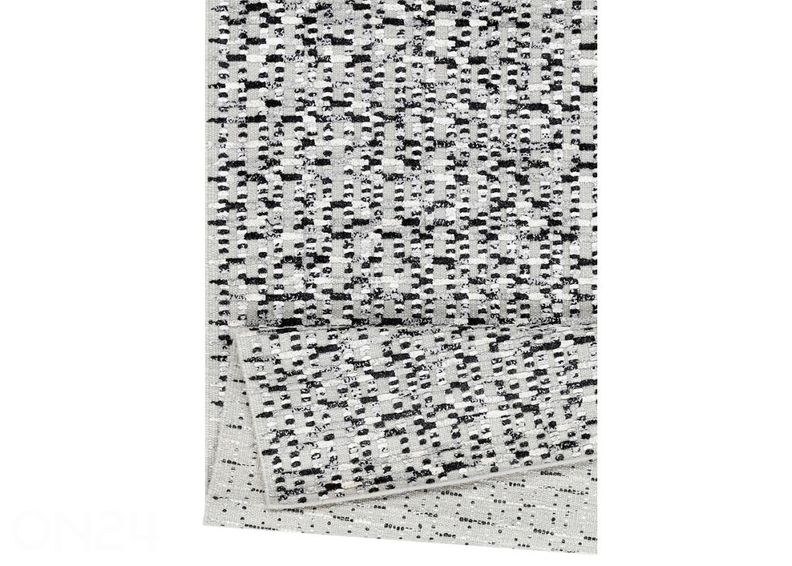 Narma käsinkudottu villamatto Virrati silver 160x230 cm kuvasuurennos