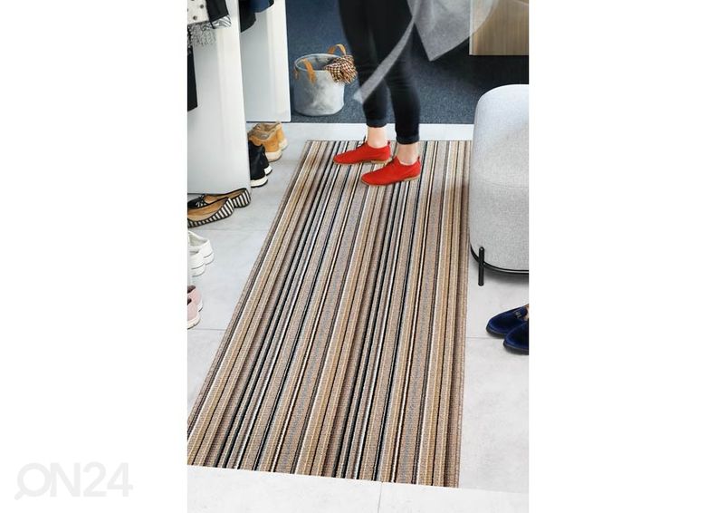 Narma käytävämatto Hugo beige 80x200 cm kuvasuurennos