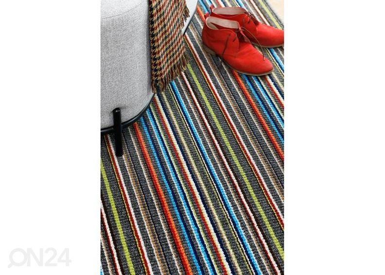 Narma käytävämatto Hugo multi 80x250 cm kuvasuurennos