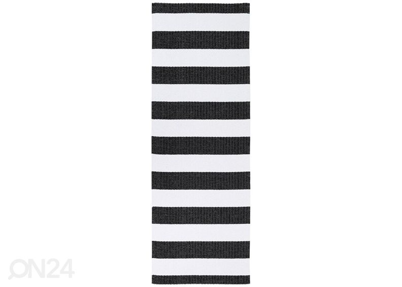 Narma muovimatto Birkas black-white 70x350 cm kuvasuurennos