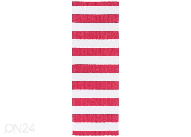 Narma muovimatto Birkas carmine-white 70x100 cm kuvasuurennos