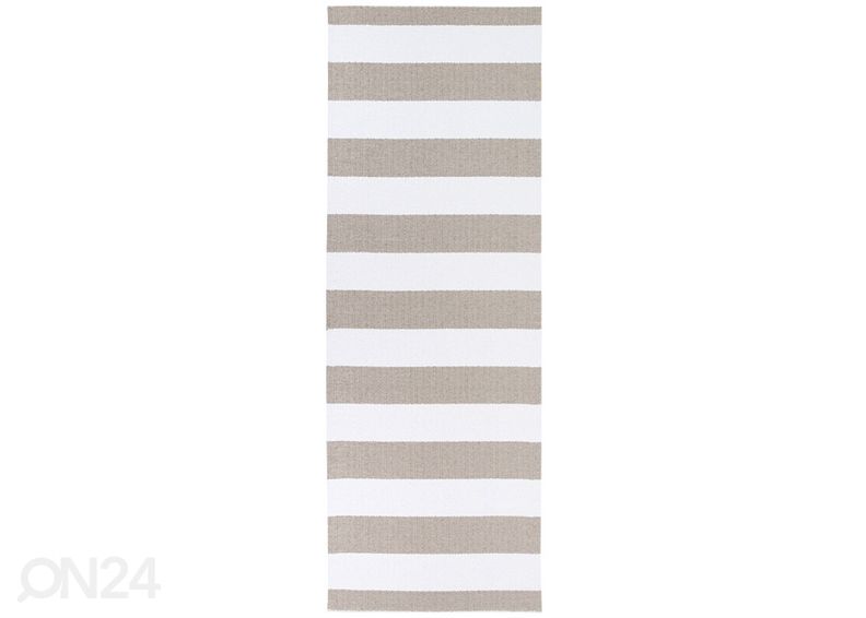Narma muovimatto Birkas linen-white 70x300 cm kuvasuurennos