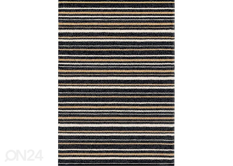 Narma muovimatto Hullo black-beige 70x150 cm kuvasuurennos
