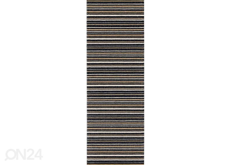 Narma muovimatto Hullo black-beige 70x250 cm kuvasuurennos