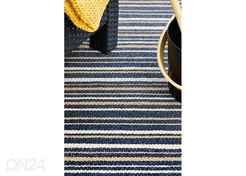 Narma muovimatto Hullo black-beige 70x250 cm kuvasuurennos