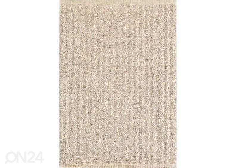 Narma muovimatto Neve cream metallic 70x150 cm kuvasuurennos