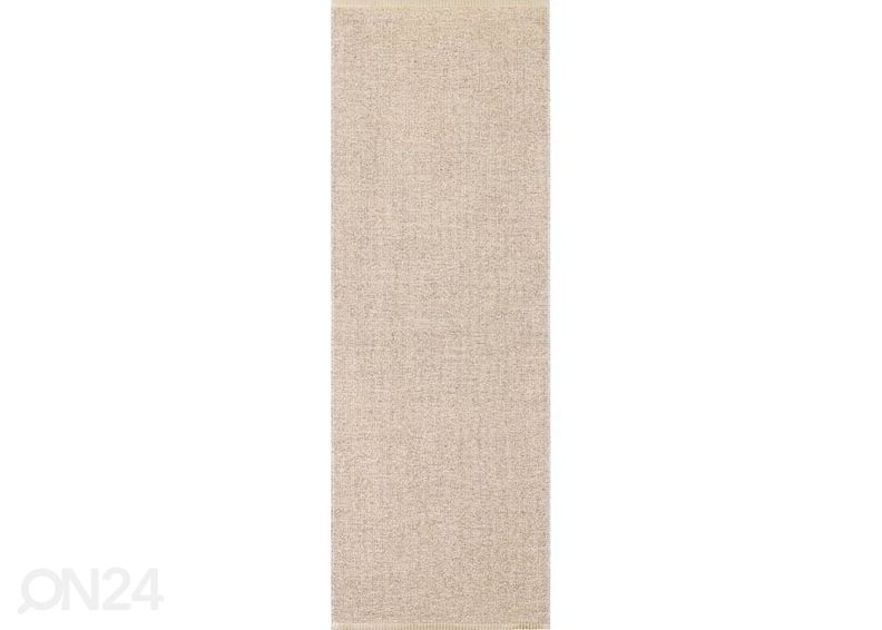 Narma muovimatto Neve cream metallic 70x150 cm kuvasuurennos