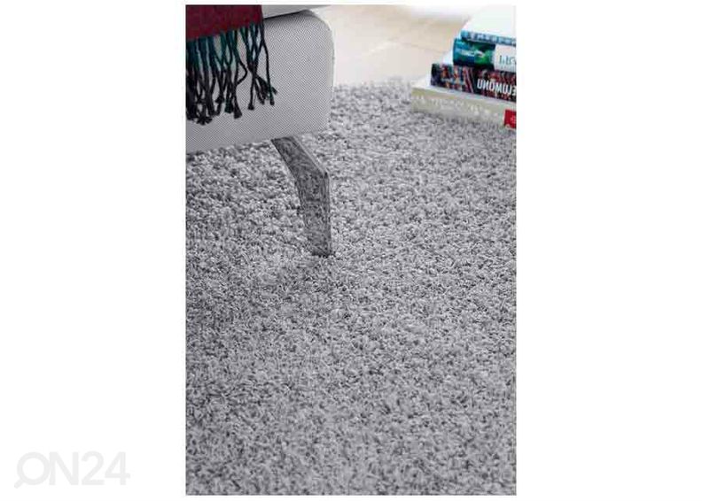 Narma pitkäkarvainen matto Spice™ harmaa pyöreä Ø 200 cm kuvasuurennos