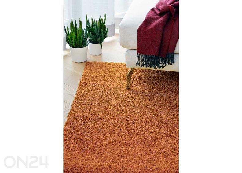 Narma pitkäkarvainen matto Spice™ karamelli pyöreä Ø 200 cm kuvasuurennos