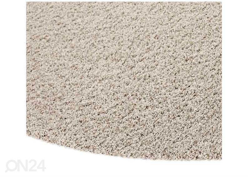 Narma pitkänukkainen matto Spice™ beige pyöreä Ø 133 cm kuvasuurennos