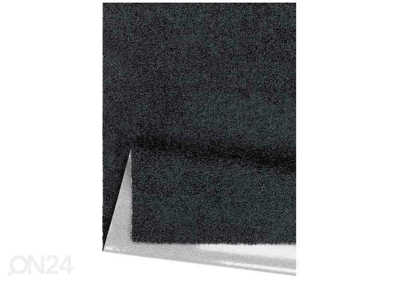 Narma pitkänukkainen matto Spice™ musta 67x133 cm kuvasuurennos