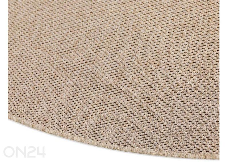 Narma sidosmatto Brooklyn™ beige pyöreä Ø 200 cm kuvasuurennos