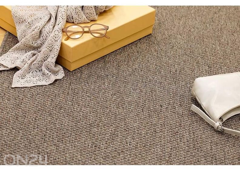 Narma sidosmatto Brooklyn™ brown 60x80 cm kuvasuurennos