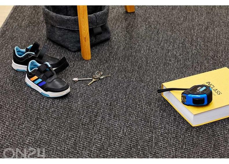 Narma sidosmatto Brooklyn™ carbon pyöreä Ø 160 cm kuvasuurennos