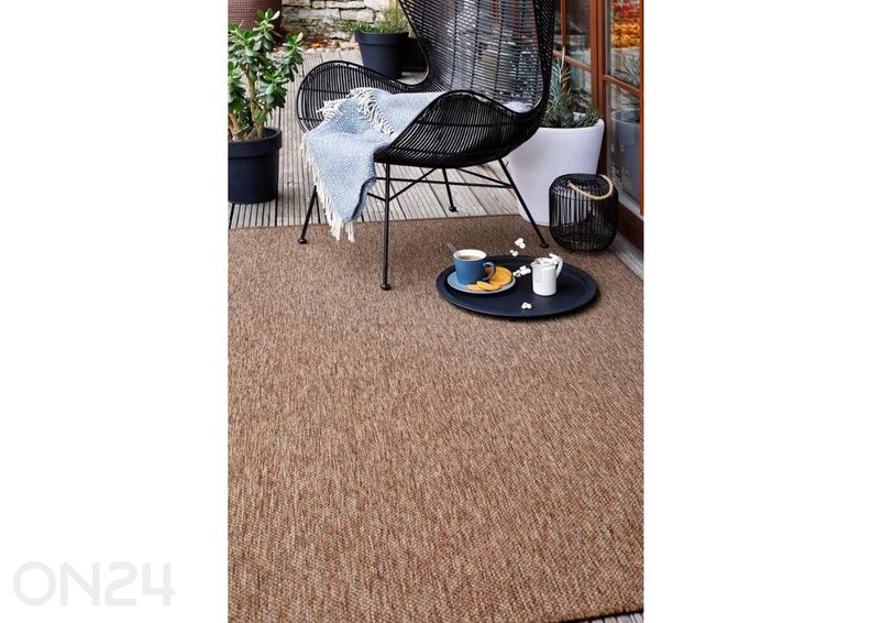 Narma sidosmatto Vagabond™ caramel pyöreä Ø 160 cm kuvasuurennos