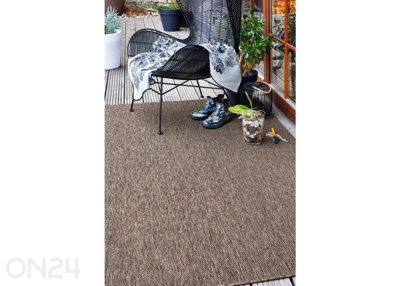 Narma sidosmatto Vagabond™ khaki pyöreä Ø 200 cm kuvasuurennos