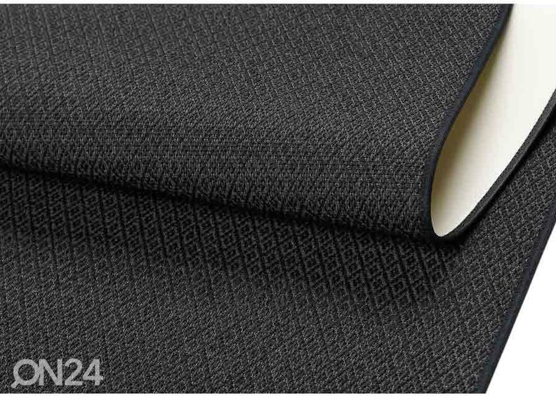 Narma sileäkudosmatto Bello™ black pyöreä Ø 160 cm kuvasuurennos