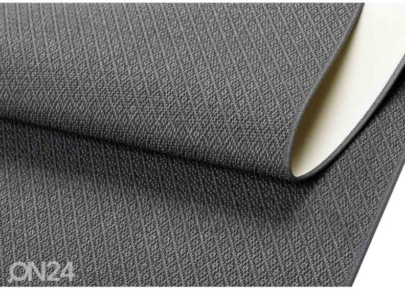 Narma sileäkudosmatto Bello™, hiilenharmaa ja pyöreä Ø 160 cm kuvasuurennos