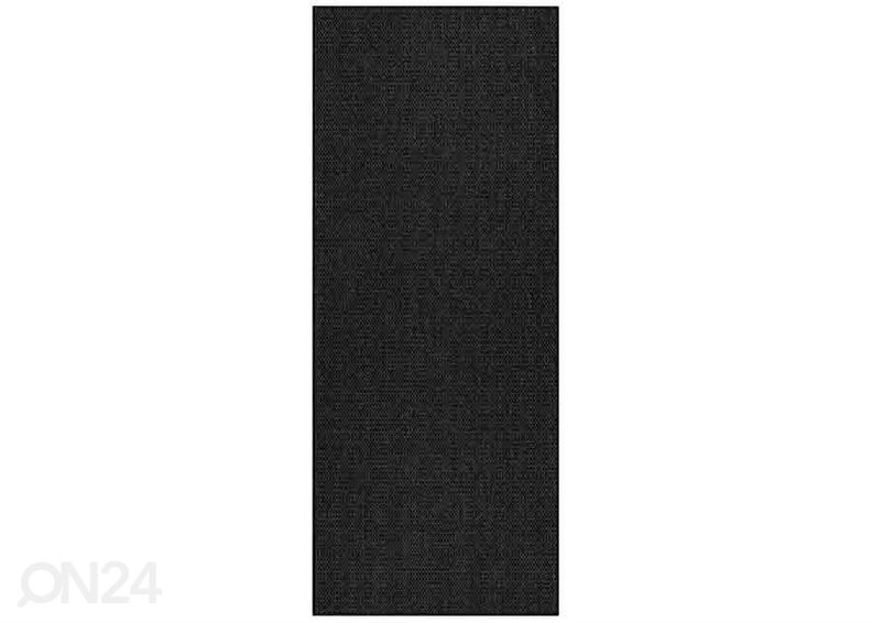 Narma sileäkudosmatto Bello™, musta 200x300 cm kuvasuurennos