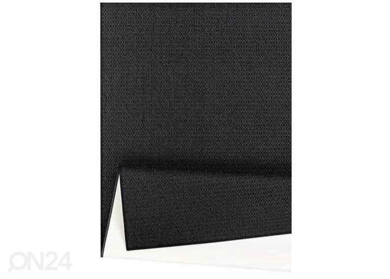 Narma sileäkudosmatto Bello™, musta 200x300 cm kuvasuurennos