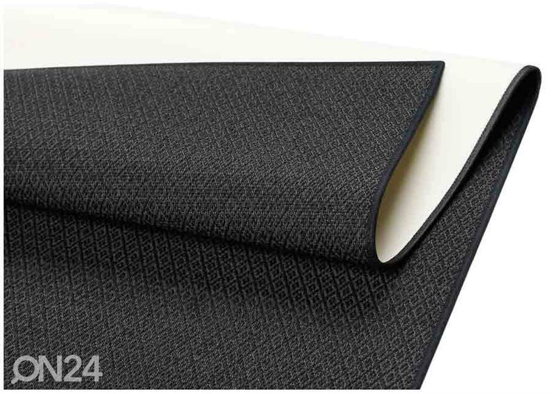 Narma sileäkudosmatto Bello™, musta 300x400 cm kuvasuurennos