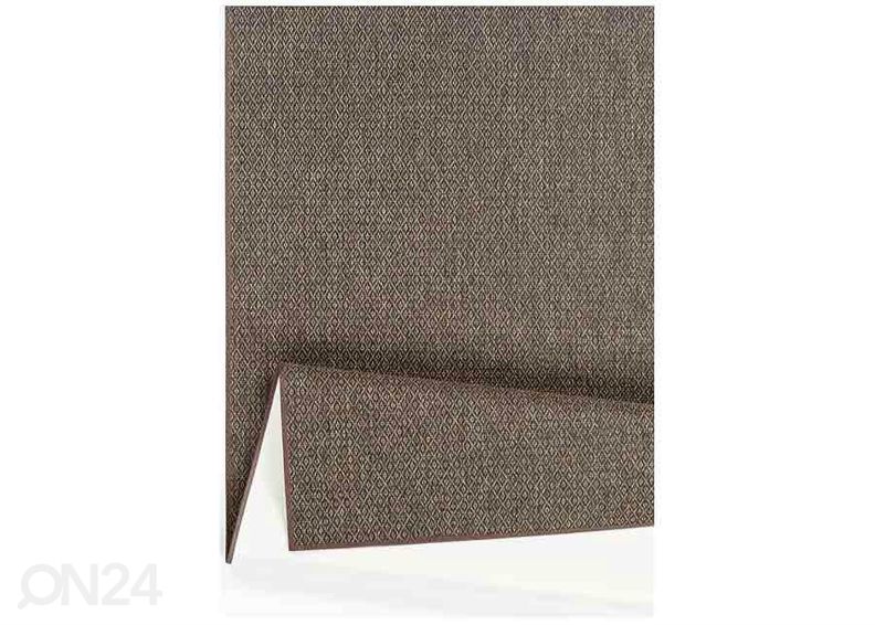 Narma sileäkudosmatto Bello™, ruskea 80x200 cm kuvasuurennos