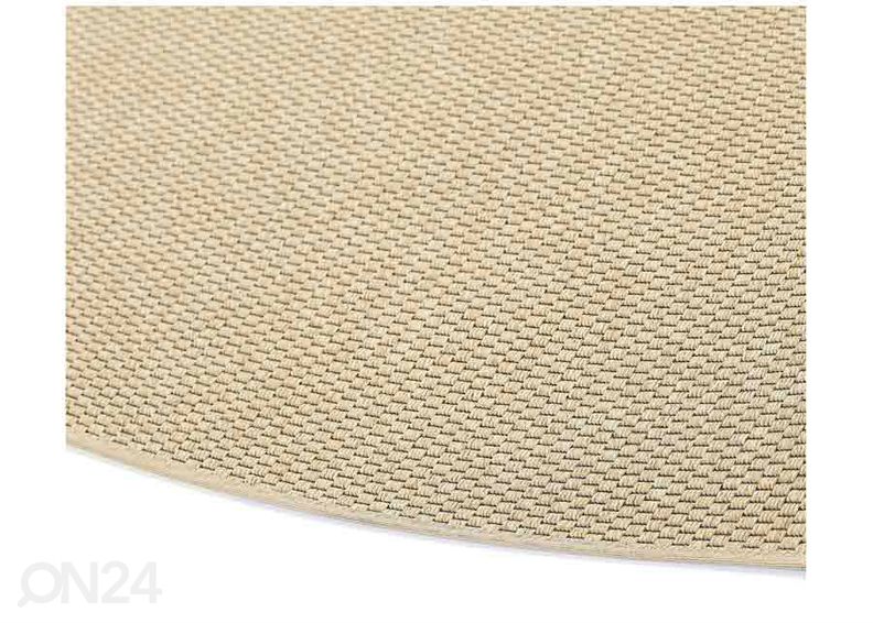 Narma sileäkudosmatto Bono™ beige, pyöreä Ø 160 cm kuvasuurennos