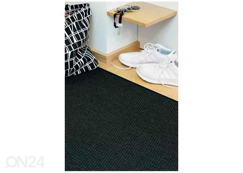 Narma sileäkudosmatto Bono™ black 60x80 cm kuvasuurennos