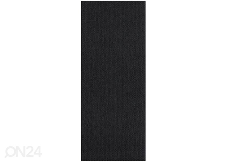 Narma sileäkudosmatto Bono™ black 80x350 cm kuvasuurennos