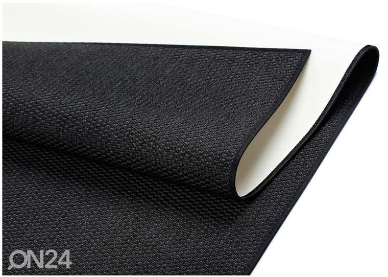 Narma sileäkudosmatto Bono™ black 80x350 cm kuvasuurennos