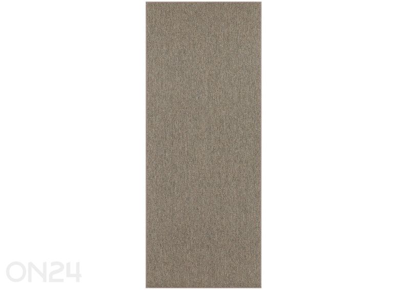 Narma sileäkudosmatto Bono™ brown 80x300 cm kuvasuurennos