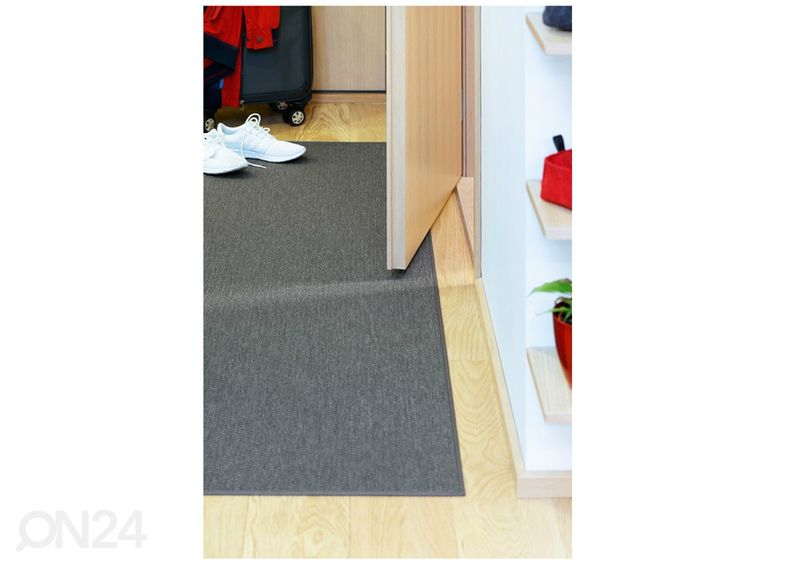 Narma sileäkudosmatto Bono™ carbon 80x200 cm kuvasuurennos