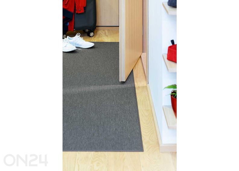 Narma sileäkudosmatto Bono™ carbon pyöreä Ø 160 cm kuvasuurennos