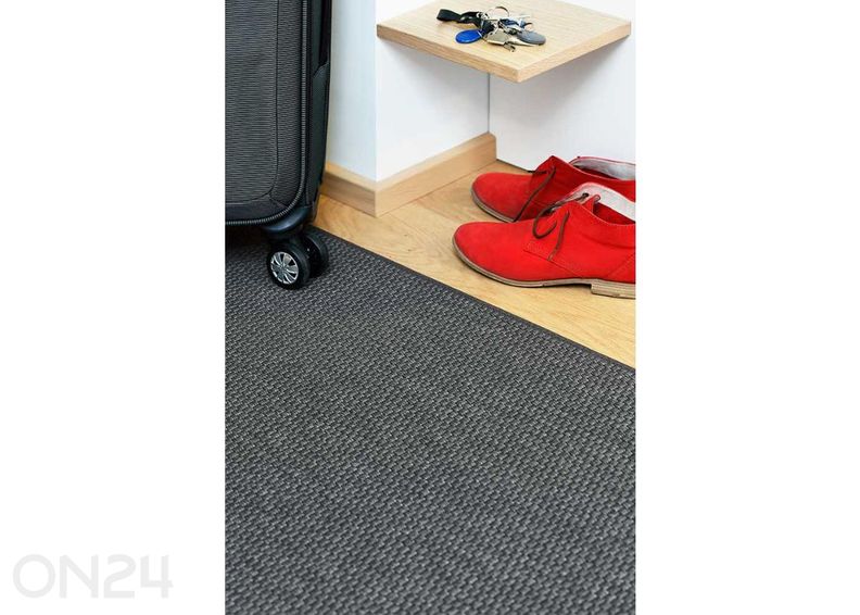 Narma sileäkudosmatto Bono™ carbon pyöreä Ø 160 cm kuvasuurennos