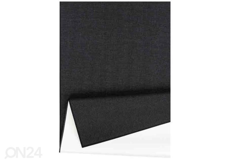 Narma sileäkudosmatto Credo™ black 80x200 cm kuvasuurennos