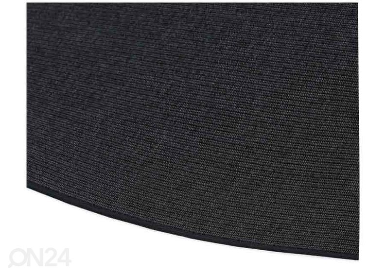 Narma sileäkudosmatto Credo™ black pyöreä Ø 160 cm kuvasuurennos