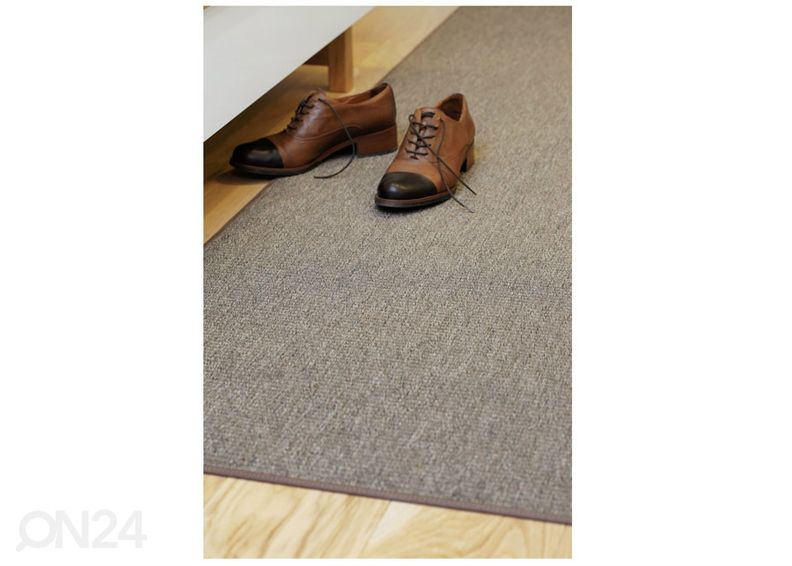 Narma sileäkudosmatto Credo™ brown 160x240 cm kuvasuurennos