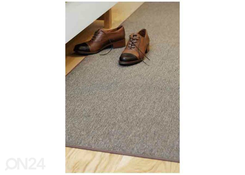 Narma sileäkudosmatto Credo™ brown 60x80 cm kuvasuurennos