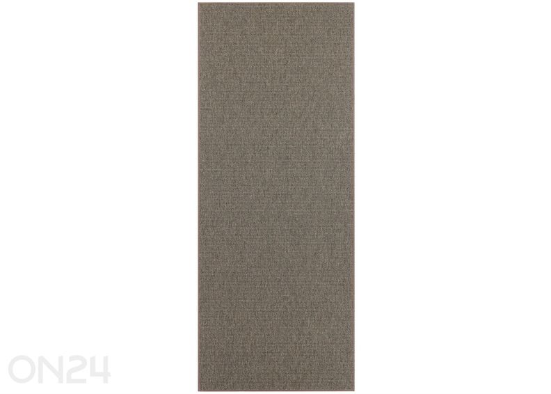 Narma sileäkudosmatto Credo™ brown 80x200 cm kuvasuurennos