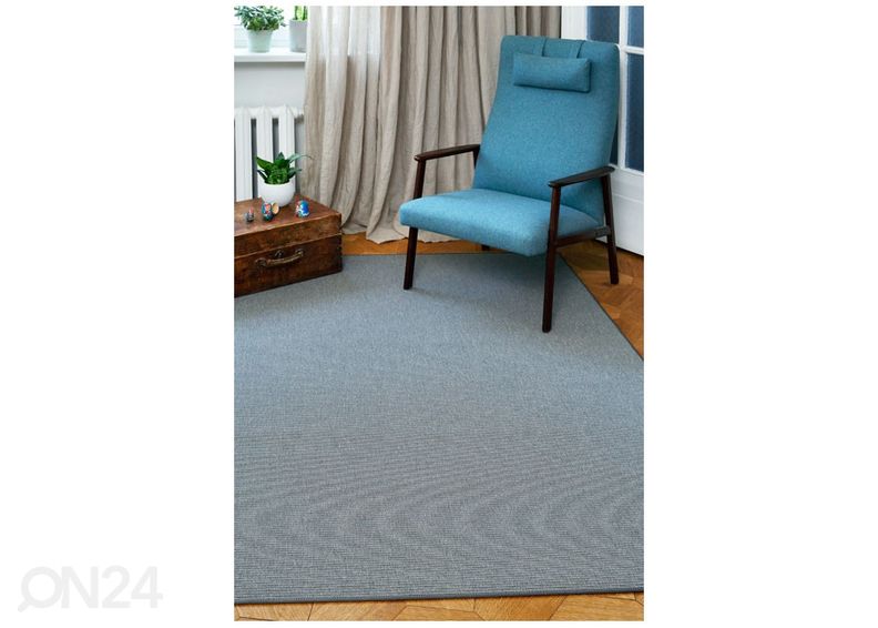 Narma sileäkudosmatto Credo™ grey 80x250 cm kuvasuurennos