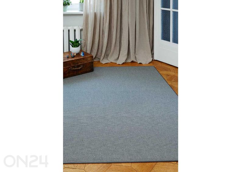 Narma sileäkudosmatto Credo™ grey pyöreä Ø 160 cm kuvasuurennos