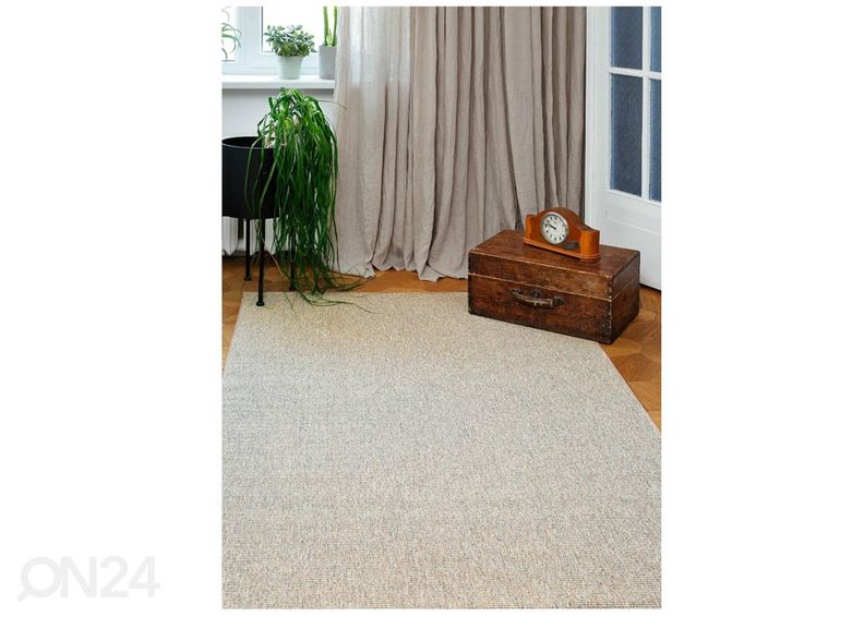 Narma sileäkudosmatto Credo™ sand 80x250 cm kuvasuurennos