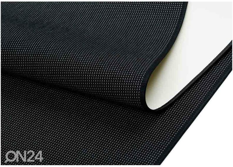 Narma sileäkudosmatto Limo™ black pyöreä Ø 160 cm kuvasuurennos