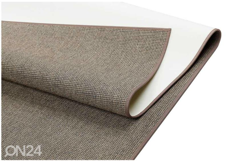 Narma sileäkudosmatto Limo™ brown 80x250 cm kuvasuurennos
