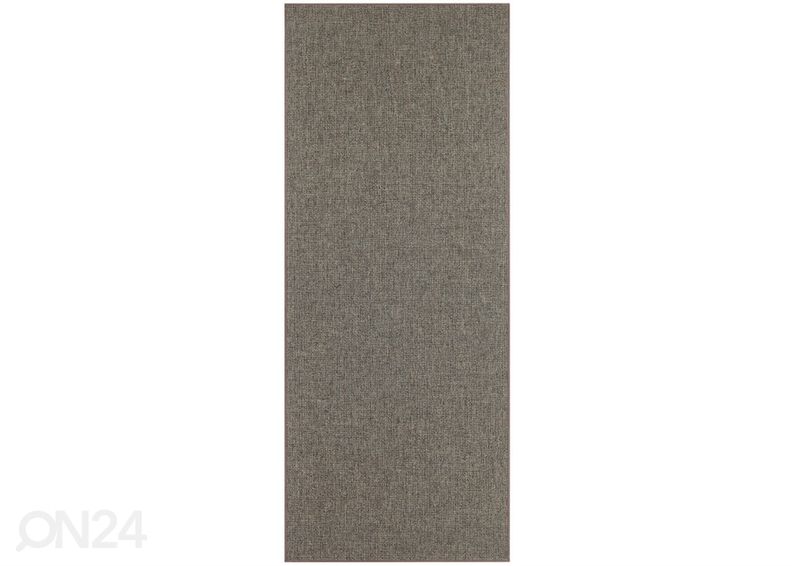 Narma sileäkudosmatto Limo™ brown 80x250 cm kuvasuurennos