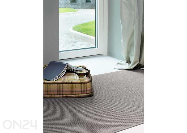 Narma sileäkudosmatto Limo™ linen pyöreä Ø 160 cm kuvasuurennos