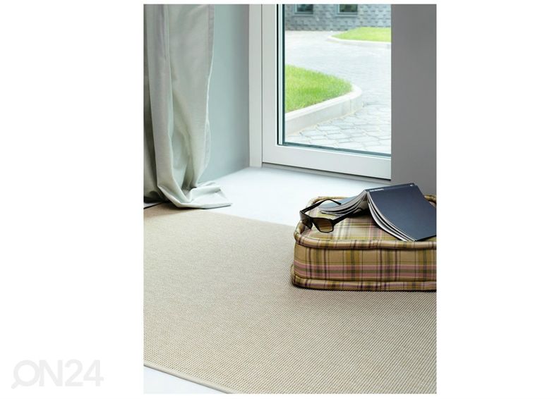 Narma sileäkudosmatto Limo™ sand 133x200 cm kuvasuurennos