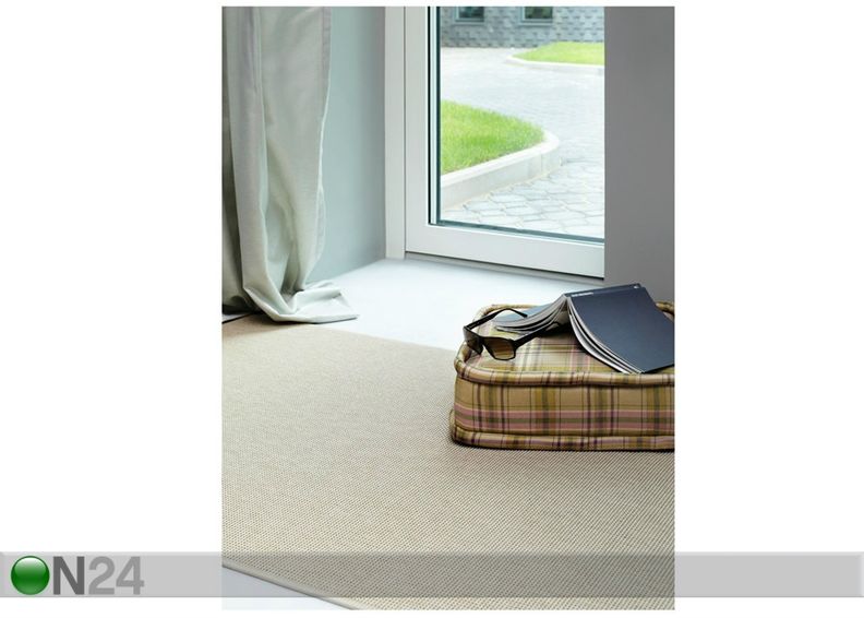 Narma sileäkudosmatto Limo™ sand 80x350 cm kuvasuurennos